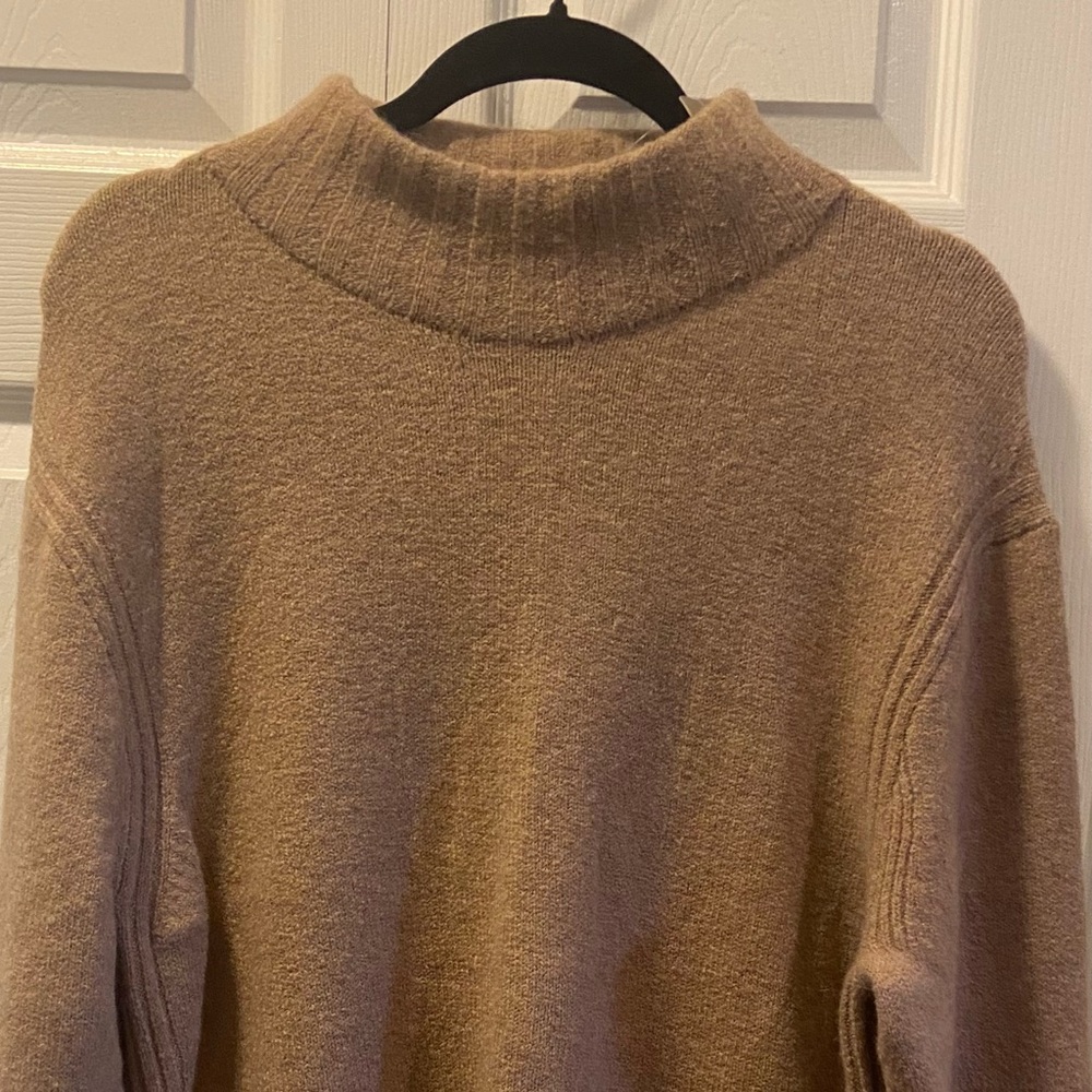 NWT Point Sur from J Crew camel sweater Perfect condition P-P is 22” oh so soft
